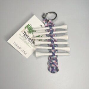 PARACORD: GOLF TEE KEY CHAIN CARDIGAN & CHILL